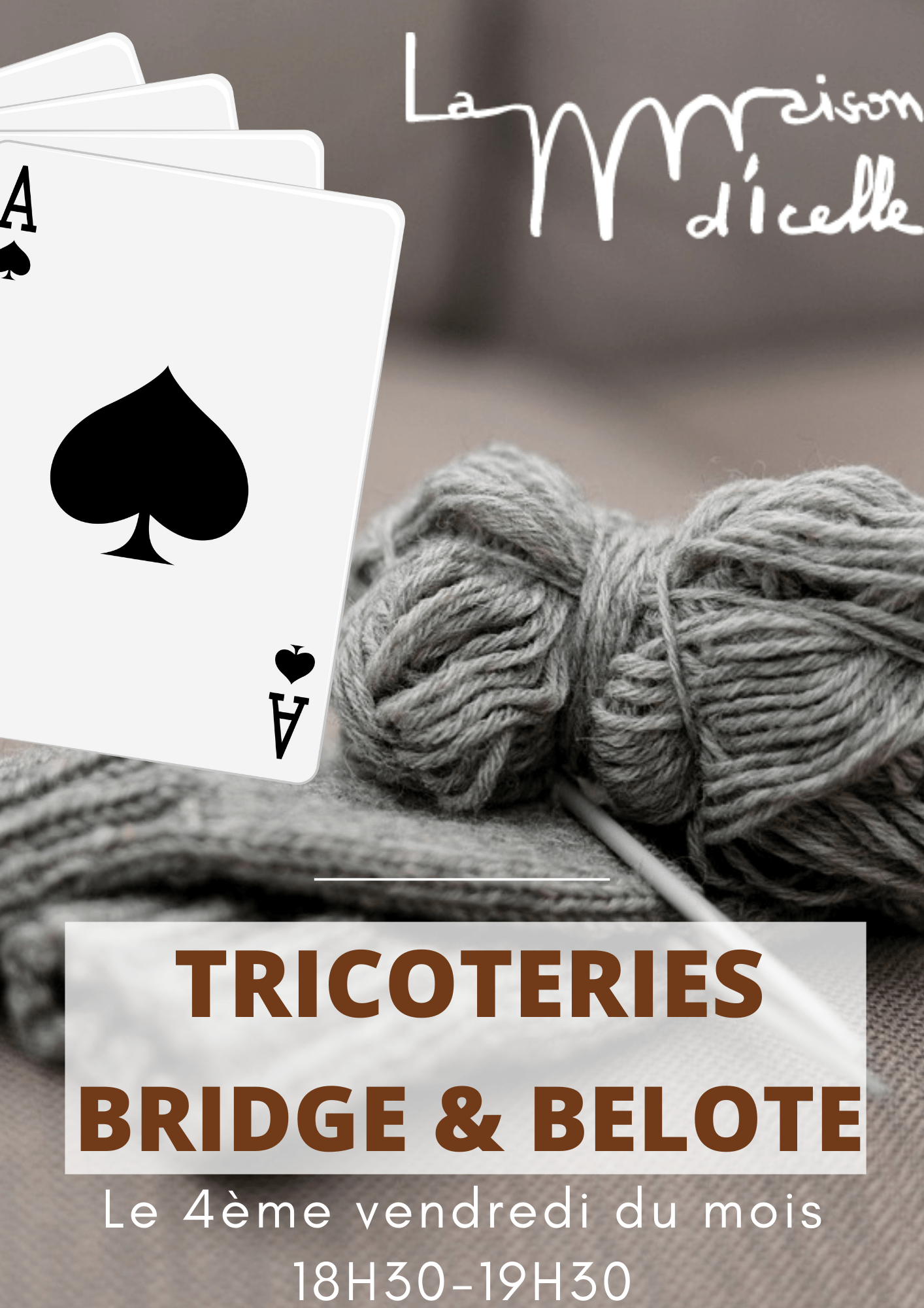 You are currently viewing Ven 22 mars  Tricoteries, belote & compagnie